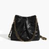 Vintage Leather Shoulder Bag - 图片 2